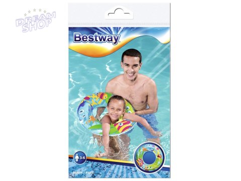 Bestway dmuchane Kółko do pływania zwierzątka morskie 56cm 3-6 lat 36013