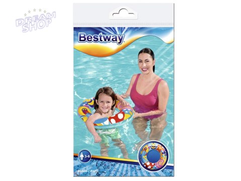 Bestway dmuchane Kółko do pływania zwierzątka 56cm 3-6 lat 36013 Bestway dmuchane Kółko do pływania zwierzątka 56cm 3-6 lat 36013