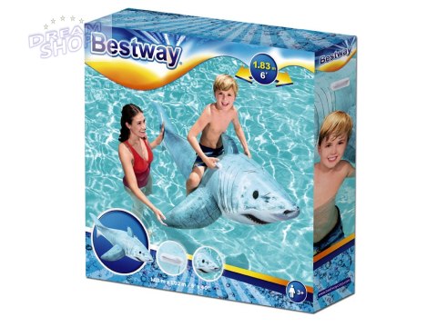Bestway dmuchany Rekin do pływania 183x102cm 41405 Bestway dmuchany Rekin do pływania 183x102cm 41405
