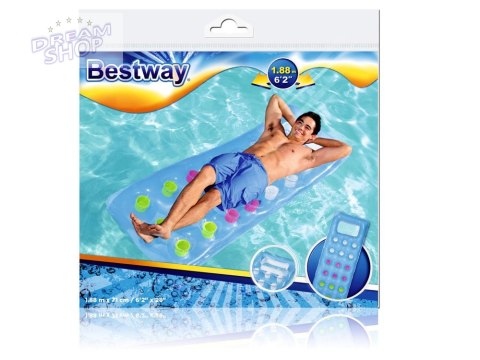 Bestway dmuchany materac z okienkiem 188x71 43040 Bestway dmuchany materac z okienkiem 188x71 43040
