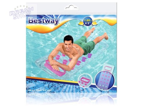 Bestway dmuchany materac z okienkiem 188x71 43040 Bestway dmuchany materac z okienkiem 188x71 43040