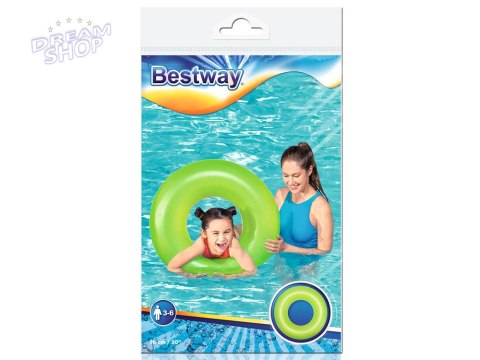Bestway Dmuchane koło do pływania ZIELONE 76cm 36024 Bestway Dmuchane koło do pływania ZIELONE 76cm 36024