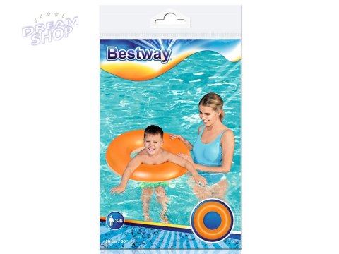 Bestway Dmuchane koło do pływania POMARAŃCZOWE 76cm 36024