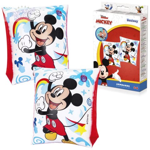Bestway Dmuchane rękawki do pływania Disney Junior Myszka Mickey 91002 Bestway Dmuchane rękawki do pływania Disney Junior Myszka Mickey 91002