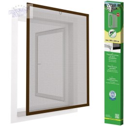 Moskitiera okno alu 100x 120 brązowa