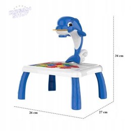 Projektor do rysowania stolik delfin tetris 200-1N