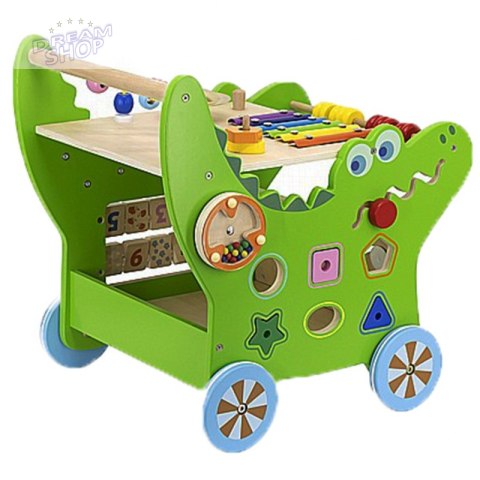 VIGA Drewniany Pchacz Edukacyjny Krokodylek 12w1 VIGA Drewniany Pchacz Edukacyjny Krokodylek 12w1