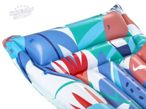 Bestway Kolorowy dmuchany Materac do wody plażowy 183 x 69cm 44033 Bestway Kolorowy dmuchany Materac do wody plażowy 183 x 69cm 44033