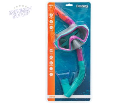 Bestway Maska z rurką do pływania nurkowania 24025 Bestway Maska z rurką do pływania nurkowania 24025