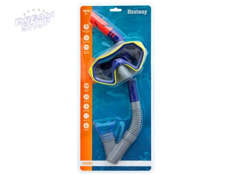 Bestway Maska z rurką do pływania nurkowania 24025 Bestway Maska z rurką do pływania nurkowania 24025