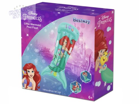 Bestway Dmuchany materac Disney Princess Mała Syrenka ARIEL 158 cm 9101F Bestway Dmuchany materac Disney Princess Mała Syrenka ARIEL 158 cm 9101F