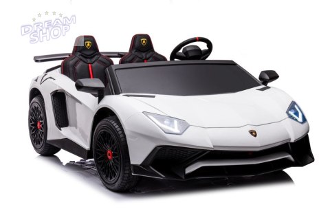 Auto Na Akumulator Lamborghini XXL A8803 Białe 24V Auto Na Akumulator Lamborghini XXL A8803 Białe 24V