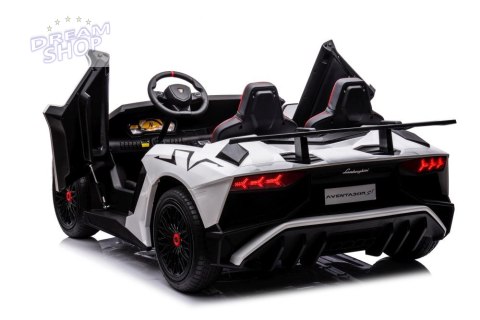 Auto Na Akumulator Lamborghini XXL A8803 Białe 24V Auto Na Akumulator Lamborghini XXL A8803 Białe 24V