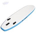 Deska do pływania Sup nadmuchiwana 300x76x15cm 135kg niebieska