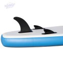 Deska do pływania Sup nadmuchiwana 300x76x15cm 135kg niebieska