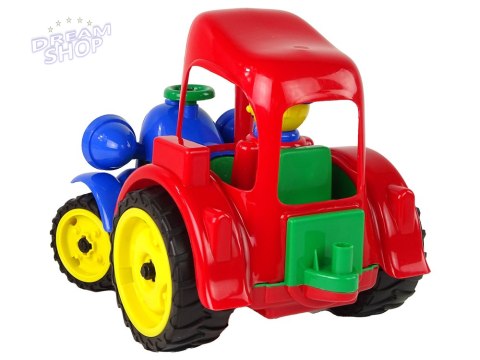 Duży Traktor Ciągnik Pojazd Farma Figurka Gumowe Koła Duży Traktor Ciągnik Pojazd Farma Figurka Gumowe Koła