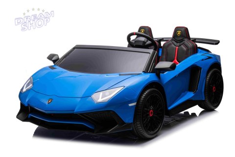 Pojazd Lamborghini Aventador SV Niebieski Pojazd Lamborghini Aventador SV Niebieski