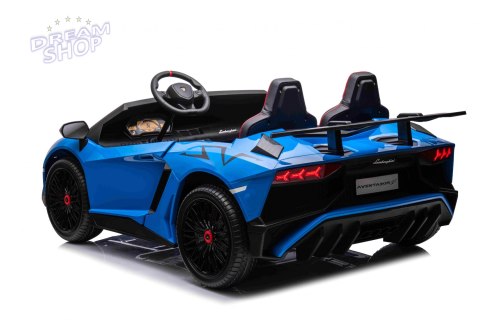 Pojazd Lamborghini Aventador SV Niebieski Pojazd Lamborghini Aventador SV Niebieski
