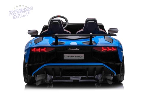 Pojazd Lamborghini Aventador SV Niebieski Pojazd Lamborghini Aventador SV Niebieski