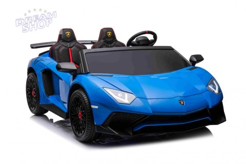 Pojazd Lamborghini Aventador SV Niebieski Pojazd Lamborghini Aventador SV Niebieski