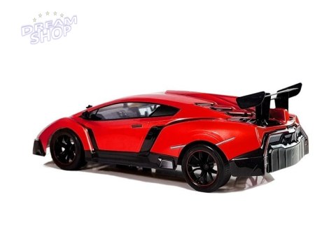 Auto Sportowe Zdalnie Sterowane 1:10 Czerwone R/C Auto Sportowe Zdalnie Sterowane 1:10 Czerwone R/C