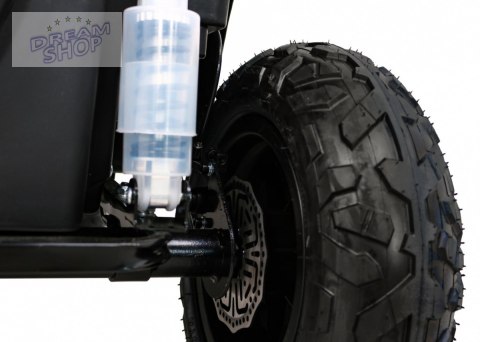 Buggy ATV Strong Racing dla 2 dzieci Biały + Silnik bezszczotkowy + Pompowane koła + Audio LED Buggy ATV Strong Racing dla 2 dzieci Biały + Silnik bezszczotkowy + Pompowane koła + Audio LED