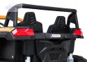 Buggy ATV Strong Racing dla 2 dzieci Biały + Silnik bezszczotkowy + Pompowane koła + Audio LED