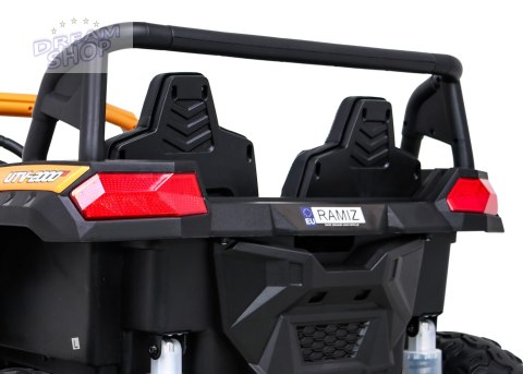 Buggy ATV Strong Racing dla 2 dzieci Biały + Silnik bezszczotkowy + Pompowane koła + Audio LED Buggy ATV Strong Racing dla 2 dzieci Biały + Silnik bezszczotkowy + Pompowane koła + Audio LED