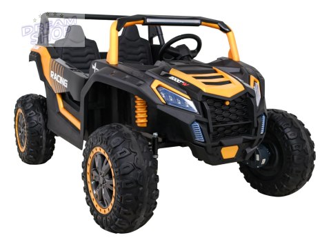 Buggy ATV Strong Racing dla 2 dzieci Biały + Silnik bezszczotkowy + Pompowane koła + Audio LED Buggy ATV Strong Racing dla 2 dzieci Biały + Silnik bezszczotkowy + Pompowane koła + Audio LED