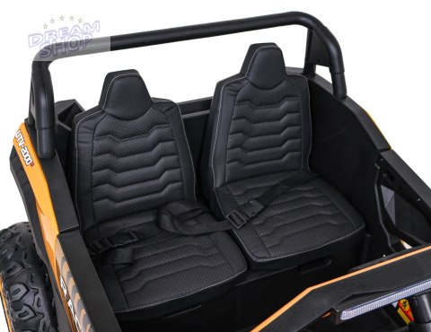 Buggy ATV Strong Racing dla 2 dzieci Biały + Silnik bezszczotkowy + Pompowane koła + Audio LED Buggy ATV Strong Racing dla 2 dzieci Biały + Silnik bezszczotkowy + Pompowane koła + Audio LED
