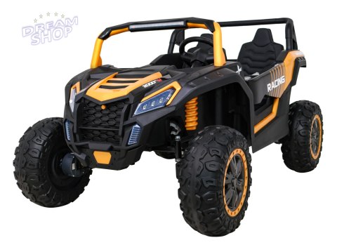 Buggy ATV Strong Racing dla 2 dzieci Biały + Silnik bezszczotkowy + Pompowane koła + Audio LED Buggy ATV Strong Racing dla 2 dzieci Biały + Silnik bezszczotkowy + Pompowane koła + Audio LED
