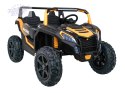 Buggy ATV Strong Racing dla 2 dzieci Biały + Silnik bezszczotkowy + Pompowane koła + Audio LED