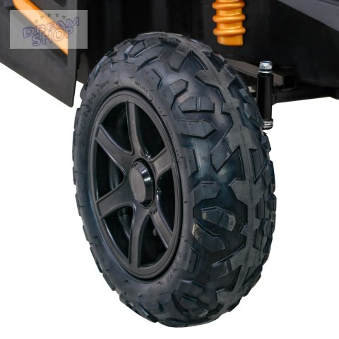 Buggy ATV Strong Racing dla 2 dzieci Biały + Silnik bezszczotkowy + Pompowane koła + Audio LED Buggy ATV Strong Racing dla 2 dzieci Biały + Silnik bezszczotkowy + Pompowane koła + Audio LED