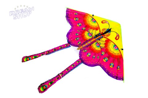 Latawiec duży 90cm motyl fioletowy Latawiec duży 90cm motyl fioletowy