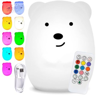 Nocna lampka led MISIEK