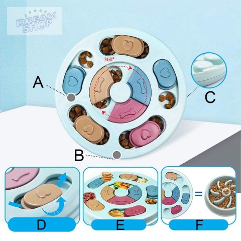 Puzzle dla psa gra zabawka PLUTO morski Puzzle dla psa gra zabawka PLUTO morski