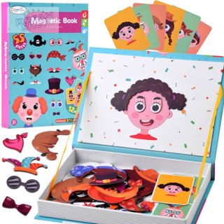 Puzzle magnetyczne Twarze wesołe buźki 55el ZA4409