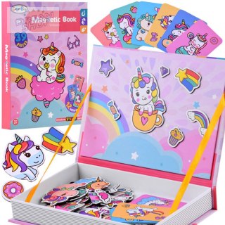 Puzzle magnetyczne bajeczny Jednorożec 39el ZA4406