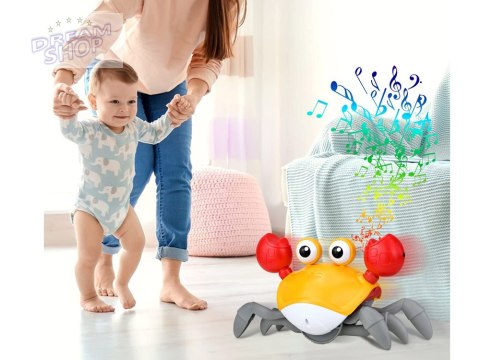 Uciekający Krab zabawka do raczkowania ZA4476 Uciekający Krab zabawka do raczkowania ZA4476
