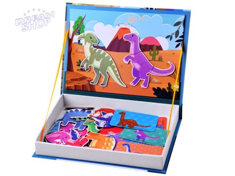 Układanka Puzzle magnetyczne Dinozaur 36el ZA4408 Układanka Puzzle magnetyczne Dinozaur 36el ZA4408