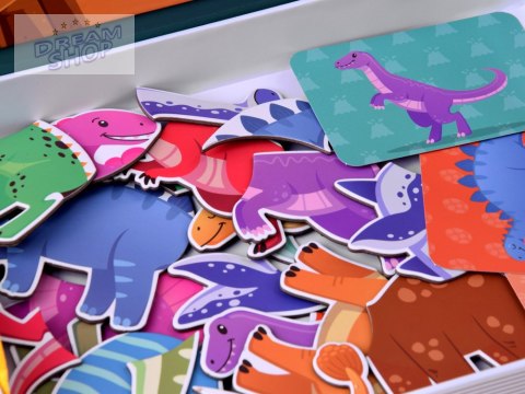 Układanka Puzzle magnetyczne Dinozaur 36el ZA4408 Układanka Puzzle magnetyczne Dinozaur 36el ZA4408