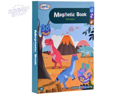 Układanka Puzzle magnetyczne Dinozaur 36el ZA4408 Układanka Puzzle magnetyczne Dinozaur 36el ZA4408