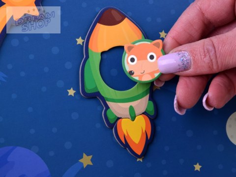 Układanka Puzzle magnetyczne Kosmos Ufo 50e ZA4407