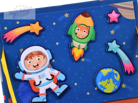 Układanka Puzzle magnetyczne Kosmos Ufo 50e ZA4407