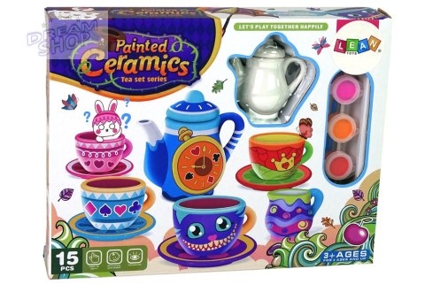 Zestaw Kreatywny Do Herbaty DIY Farby Porcelana Zestaw Kreatywny Do Herbaty DIY Farby Porcelana