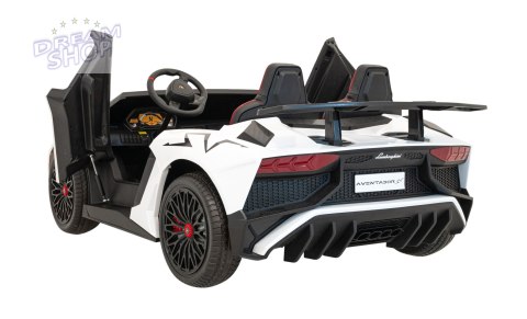 Pojazd Lamborghini Aventador SV Biały Pojazd Lamborghini Aventador SV Biały