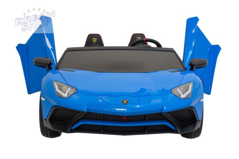 Pojazd Lamborghini Aventador SV Niebieski Pojazd Lamborghini Aventador SV Niebieski