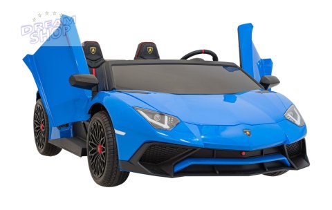 Pojazd Lamborghini Aventador SV Niebieski Pojazd Lamborghini Aventador SV Niebieski