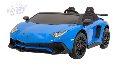 Pojazd Lamborghini Aventador SV Niebieski Pojazd Lamborghini Aventador SV Niebieski