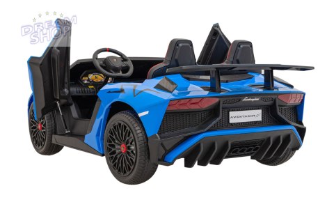 Pojazd Lamborghini Aventador SV Niebieski Pojazd Lamborghini Aventador SV Niebieski